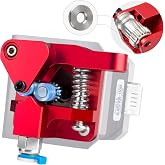 Redrex Dual Gear Ender 3 Extruder with Two Washers Metal Drive Feeder Upgrade Kit Compatible with Creality Ender 3 V2 Pro,Ender 3 Neo Series,CR10 3D Printer TPU Filament Supported(Motor Shaft>20mm)