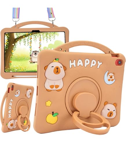 Amazon.com: JOYLAND Cute Capybara Pattern Case for iPad (A16) 11th