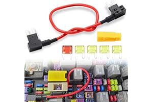 SHTUOMOLAND TIPM Repair Fuel Relay Bypass Cable Fit for Dodge Ram 1500 2500 3500 Fit for Jeep Chrysler VW 2007-2016 Fuse Holder Fuse Adapter 14AWG Wire/20AMPs Replace CBWPR091AA