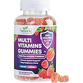 Multivitamin Gummies for Adults - Complete Adult Multivitamins Gummy with Essential Vitamins A, C, D, E, & High Potency B12 for Women & Men, Daily Immune Support Multivitamins Supplement - 120 Gummies