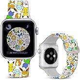 Sjiangqiao Soft Silicone Watch Bands Compatible with Apple Watch 38mm 40mm 41mm 42mm 44mm 45mm 46mm 49mm Ultra 2 Sport Straps for Women Men, Replacement band for iWatch Series SE 10 9 8 7 6 5 4 3 2 1.