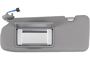 Left Driver Side Sun Visor Compatible with Honda CRV 2017 2018 2019 2020 2021 2022 Sun Visor Driver Side with Mirror and Dual