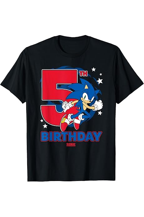 Kaos Sonic Camisas De Sonic Playera De Sonic Para Niños Camiseta
