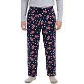 Men's Polar Fleece Pajama Pants – Warm Winter Lounge Bottoms with Pockets – Soft Plush Microfleece Sleepwear