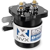 NVX BIR500 500 AMP Battery Relay Isolator and Relay for Cars, RVs, ATVs, UTVs, and Boats.