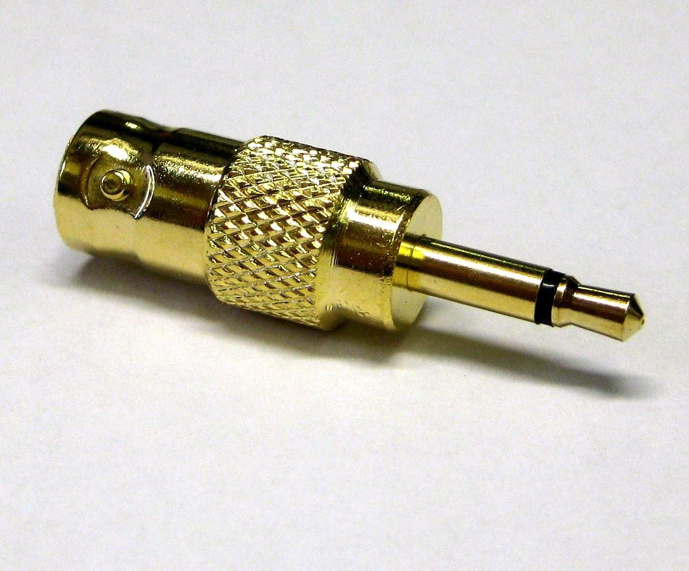 PRO SIGNAL PSG02771 Adaptor, BNC Socket to 3.5mm Jack Plug, Gold - Image 3