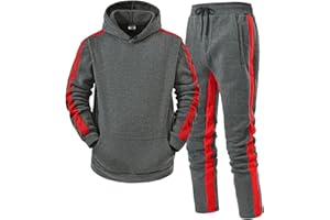 JMMSlmax Mens Tracksuit 2 Piece Hoodie Sweatsuit Sets Jogging Suits Long Sleeve Pullover Hoodie Athletic Jogging Sweatsuits