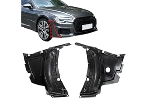Sekeseauto 1 Pair Front Section Fender Liners Compatible with Audi A6 Quattro S6 2012-2015# 4G0853888C 4G0853887C AU1243100 A
