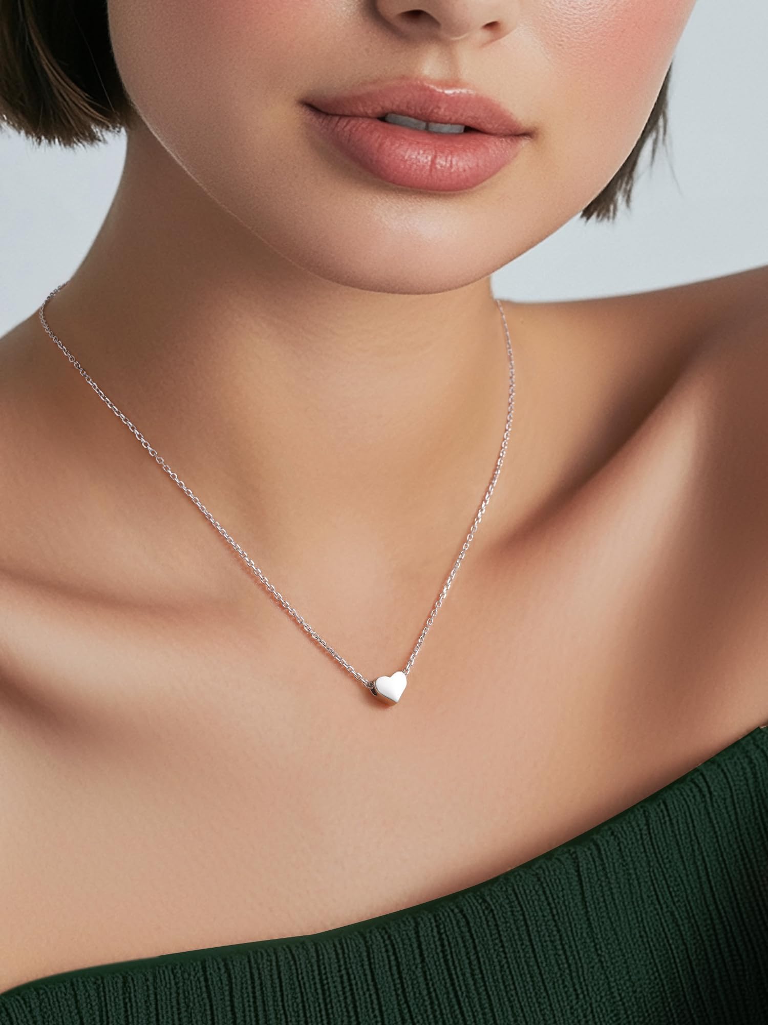 ChicSilver Heart Necklace