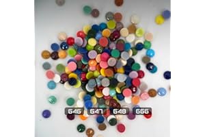 CARSILERS Diamonds Painting Accessories,Replacement for Missing Round Drills 646 647 648 666,Rhinestone Resin Diamond Drill,4 Colors Beads Gems Stones,3500pcs per Color