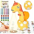 KETIEE Unicorn Drawing Projector Toys for Ages 5-7: Trace and Draw Projector for Kids with Cute Unicorn Look, Smart Art Sketcher Projector with 96 Stencils, Toddler Toys for Girls Boys 3+ (Yellow)