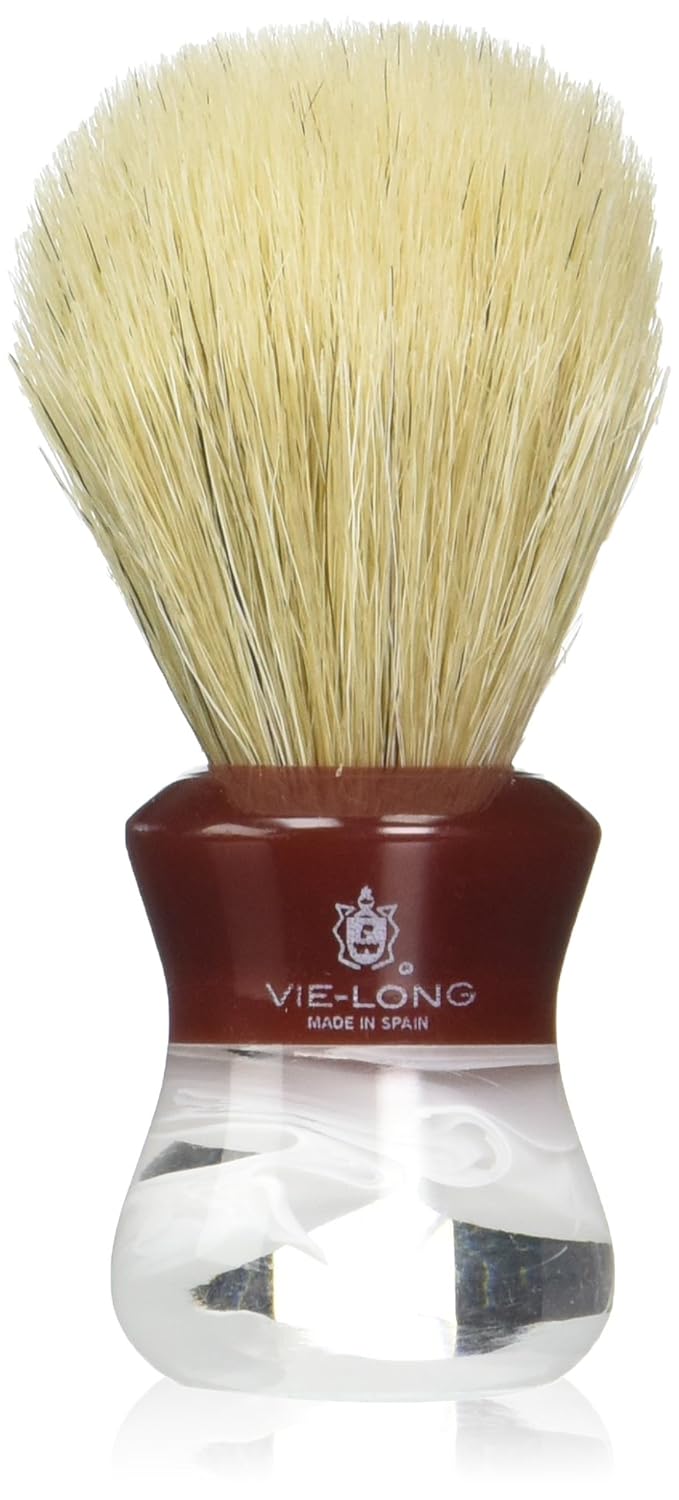 Vie Long Horse Hair Shaving Brush, Red/White Handle Amazon.ca Luxury Beauty