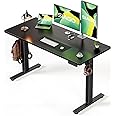 SIAGO Electric Standing Desk Adjustable - 48 x 24 Inch Sit Stand up Desk with Cable Management - 3 Memory Preset Adjustable Height Table