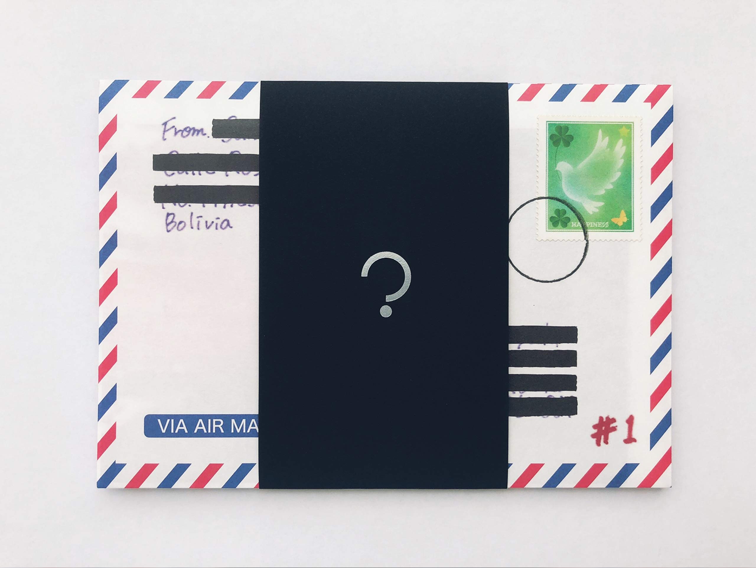 謎解きゲームキット ミステリーレターシリーズ 世界は謎に満ちている vol.1 塗りつぶされた5通の手紙商品画像