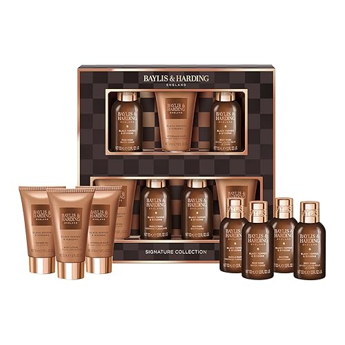 Baylis & Harding Black Pepper & Ginseng His Essential Luxuries Gift Set - Vegan Friendly