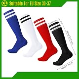 Zuimei 4 Pairs Kids Football Socks Breathable Sport Cotton 70% view 4