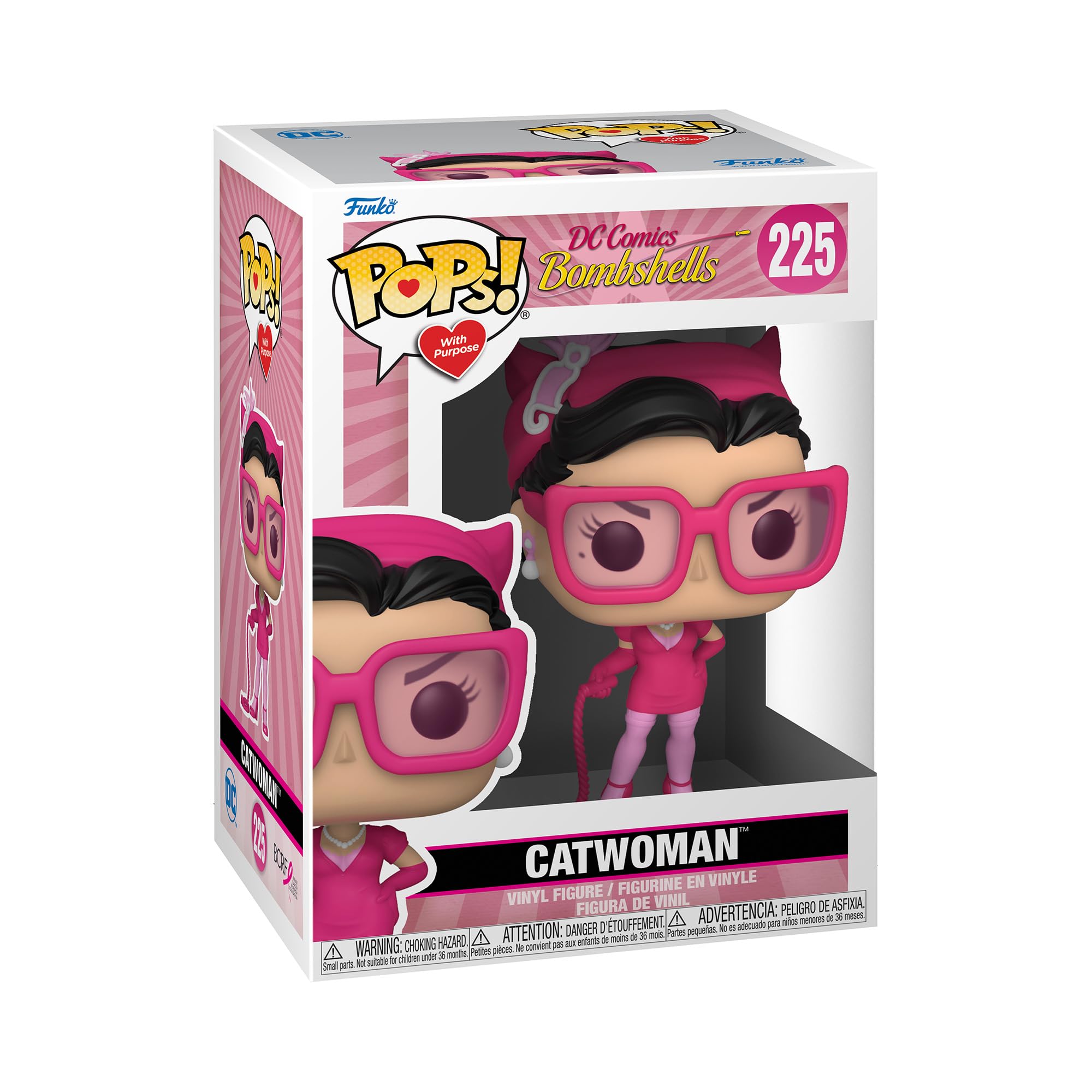 Funko POP! Heroes: Breast Cancer Awareness - Bombshell Catwoman - DC Comics - Collectable Vinyl Figure - Gift Idea - Official Merchandise - Toys for Kids & Adults - Comic Books Fans