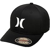 Hurley Mens Cap - One and Only Black Trucker Flexfit Hat Baseball Cap for Men