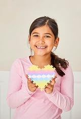 PLUS PLUS Building Blocks 600 Pieces Pastel Kids Construction Toys STEM Learning view 3