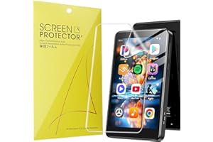 Lamshaw Compatible for AGPTEK MP3 Player Screen Protector, [6 Pack] Full Coverage TPU Clear Film Compatible for AGPTEK T08X 4