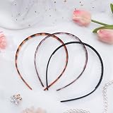 Fuyamp 6 Packs Plastic Headbands With Teeth Alice Band Hair Accessories 8mm view 7