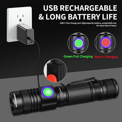 10w usb rechargeable led uv flashlight UltraFire RUV3 365nm IP65 waterproof VMTENMV 365nm UV Flashlight