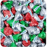 Christmas Candy Kisses 4.16lb bag - Red, Green, Silver