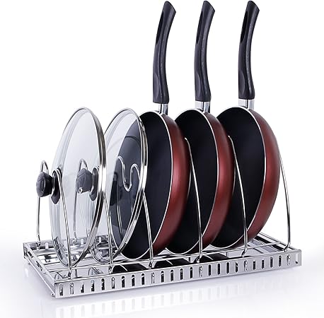 lazar.com.pl Topfdeckelhalter Pfannen- und Topf-Organizer Topforganizer