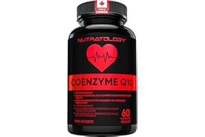 Nutratology Coenzyme Q10 (CoQ10) 200MG - Cardiovascular Health Support - Antioxidant for Heart Health - Helps Reduce the Freq