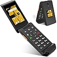 CAT S22 Smart Flip Phone Unlocked (16GB) 2.8" Touchscreen Rugged Cell Phone Android 11, IP68 Water Resistant, T-Mobile 4G LTE GSM Single Nano Slot,Compatible with T-Mobile (New)