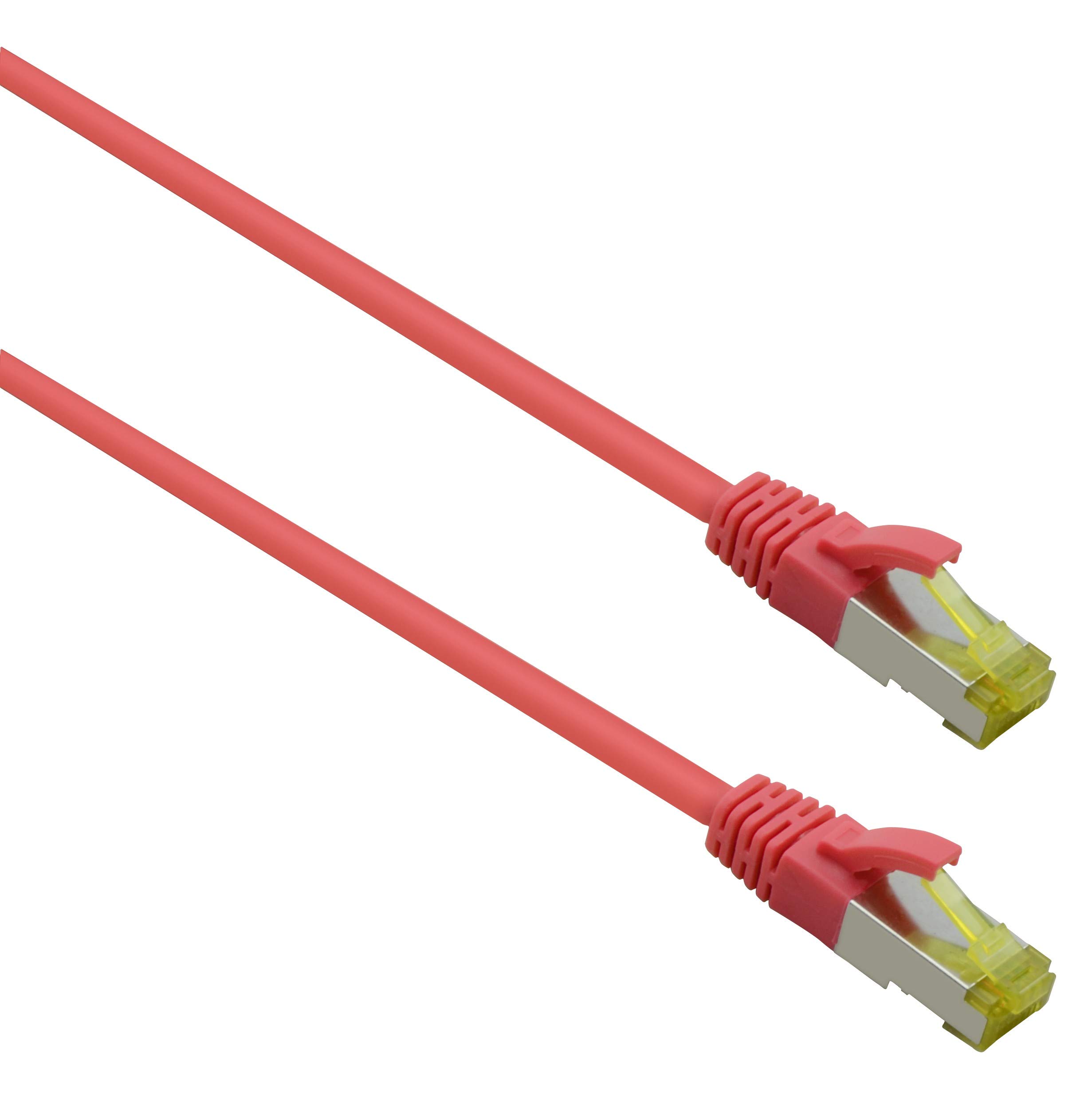Helos Ultra Flex Patch Cable S/FTP Cat 6a TPE Red 30.0 m