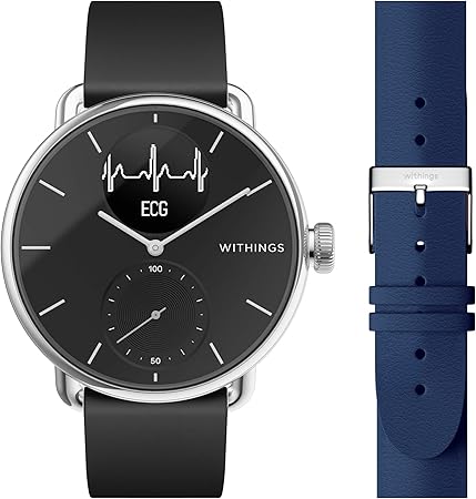 Withings ScanWatch - Reloj Inteligente híbrido con ECG ...