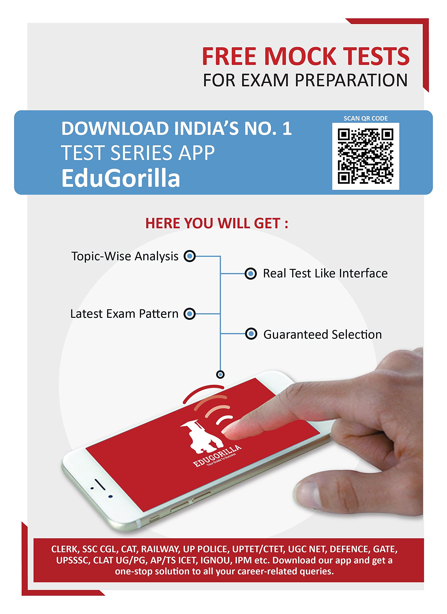 EduGorilla MPSC Assistant Section Officer (ASO) Prelims Book 2024 (English Edition) - 10 Full Length Mock Tests (1000 Solved Questions) with Free Access to Online Tests 4