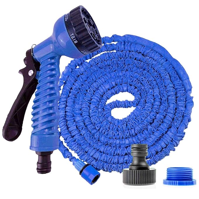 JUSUNG Garden Hose 150FT Flexible Water Hoses Nonkink Watering Pipes