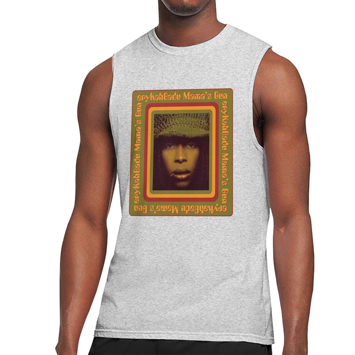  Print With Erykah Badu Mama's Gun Sleeveless Tee Tank Top Shirts