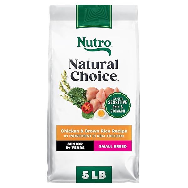 NUTRO NATURAL CHOICE SMALL BREED SENIOR DOG FOOD...