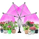 LED Grow Light for Indoor Plants, 4WDKING 40W Full Spectrum Plant Growing Lamps with Auto ON/Off Timer 10 Level Brightness 3 