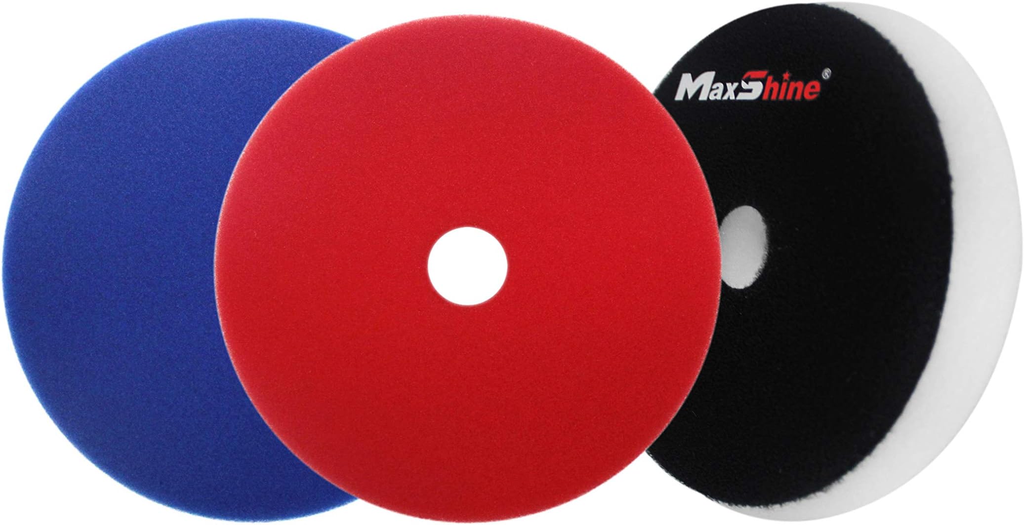 Maxshine Medium Pro Foam Pad Stack - 5 Inch 3 Pack