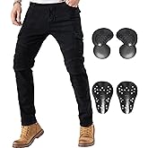 CTBQiTom Motorcycle Pants for Men | Stretch Riding Jeans with CE Level 2 Armor | Urban Commuter & Street Riding Pants