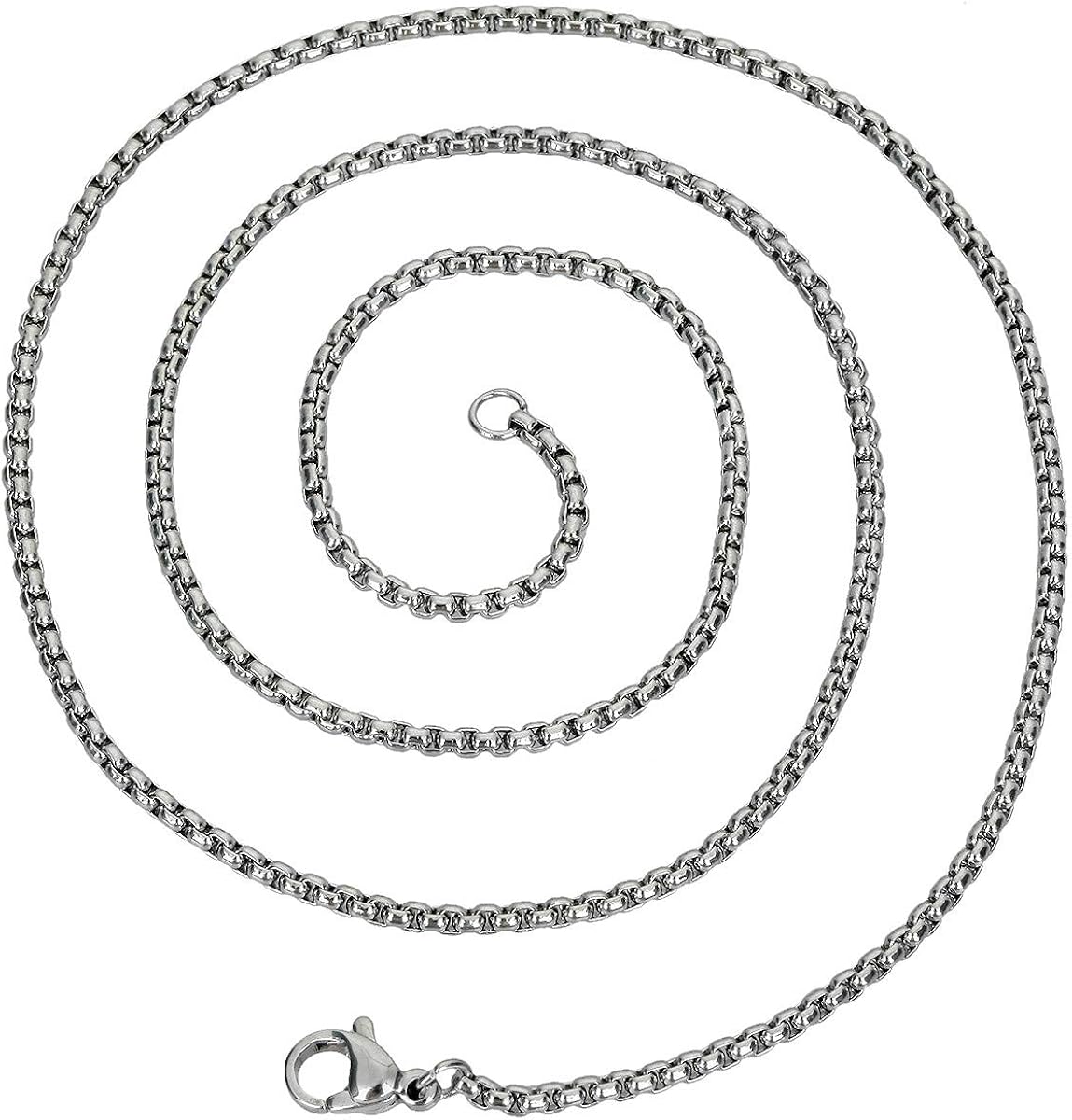 mookaitedecor Natural Clear Quartz Crystal Point Necklace for Women Men Crescent Moon Necklace Bullet White Crystal Pendant Necklace Reiki Chakra Vintage Healing Crystal Necklace Gift with Box - Image 5
