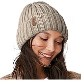 FURTALK Winter Hats for Women Fleece Lined Beanie Knit Chunky Womens Snow Cap