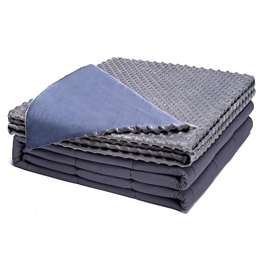 Buy Kpblis Weighted Blanket with Cover 15 lbs 60" x 80" for 140-180 lbs