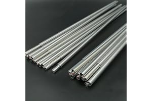 Tent Pole Replacement 11.8ft 13ft 14.5ft Aluminum Tent Rod 0.3in Outdoor Camping Collapsible Tent Frame Repair Accessory