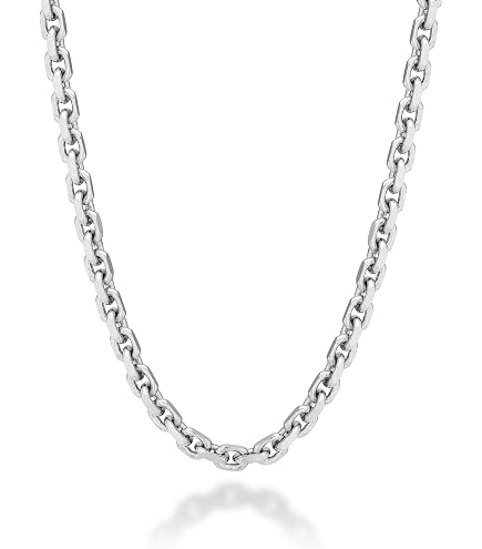 アクセサリー VAINON CableChainNecklace silver925 48cm Amazon.com: Verona Jewelers 925 Sterling Silver Mariner Anchor