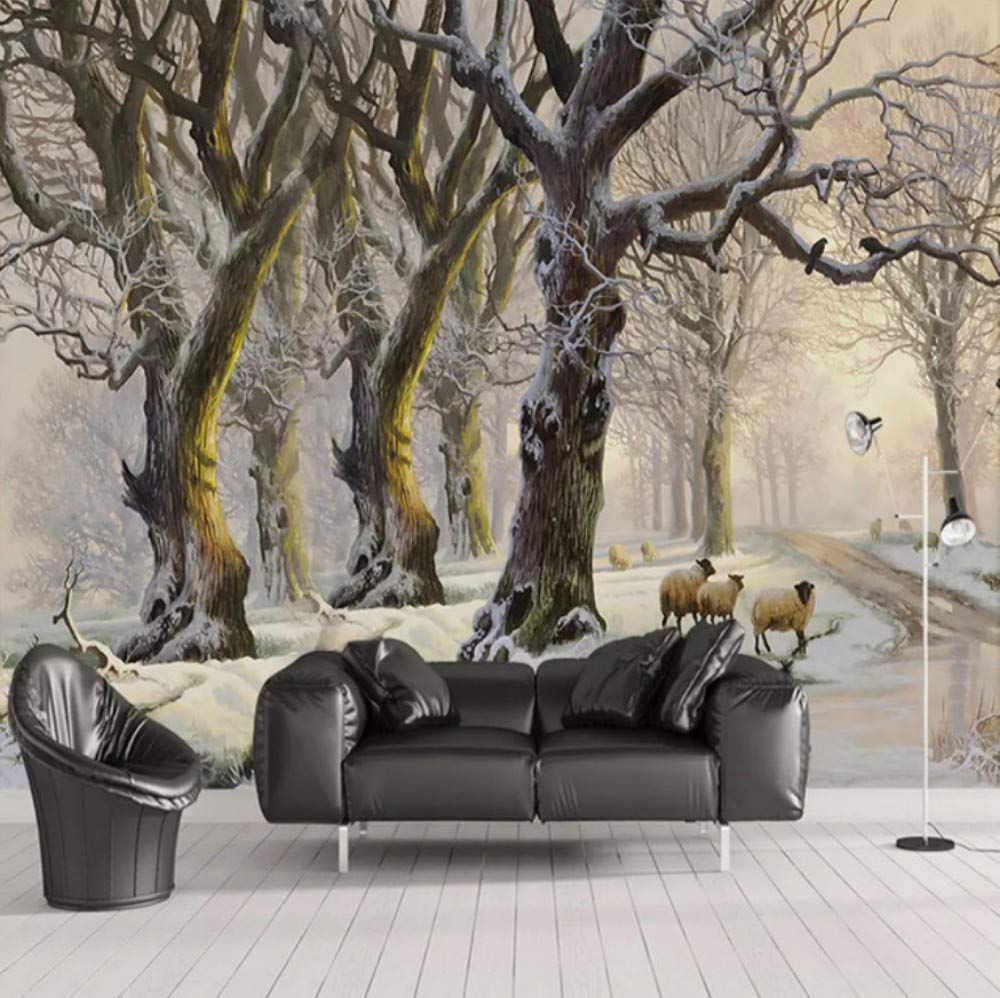 3d Murals Stickers Wallpaper Wall Decorations Beautiful Snow