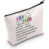 JNIAP Laboratory Technician Gift Lab Tech Definition Cosmetic Bag Medical Laboratory Science Gifts (Lab Tech Definition Bag)