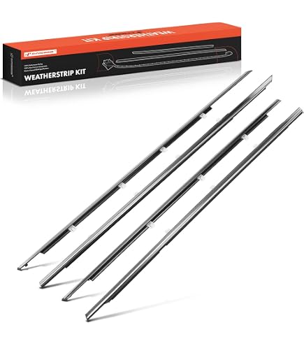 Juego De 4 Tiras De Sellado Para Ventana De Mitsubishi Outlander - Para Modelos 2007-2012 Y 2013-2018, Material ABS, Fácil Instalación