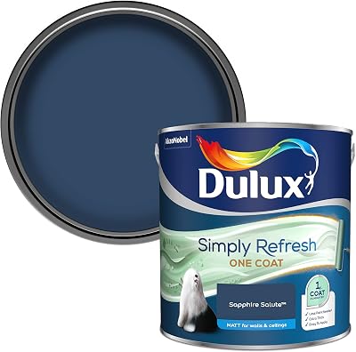 Dulux Simply Refresh Matt Emulsion Paint Sapphire Salute 2.5L