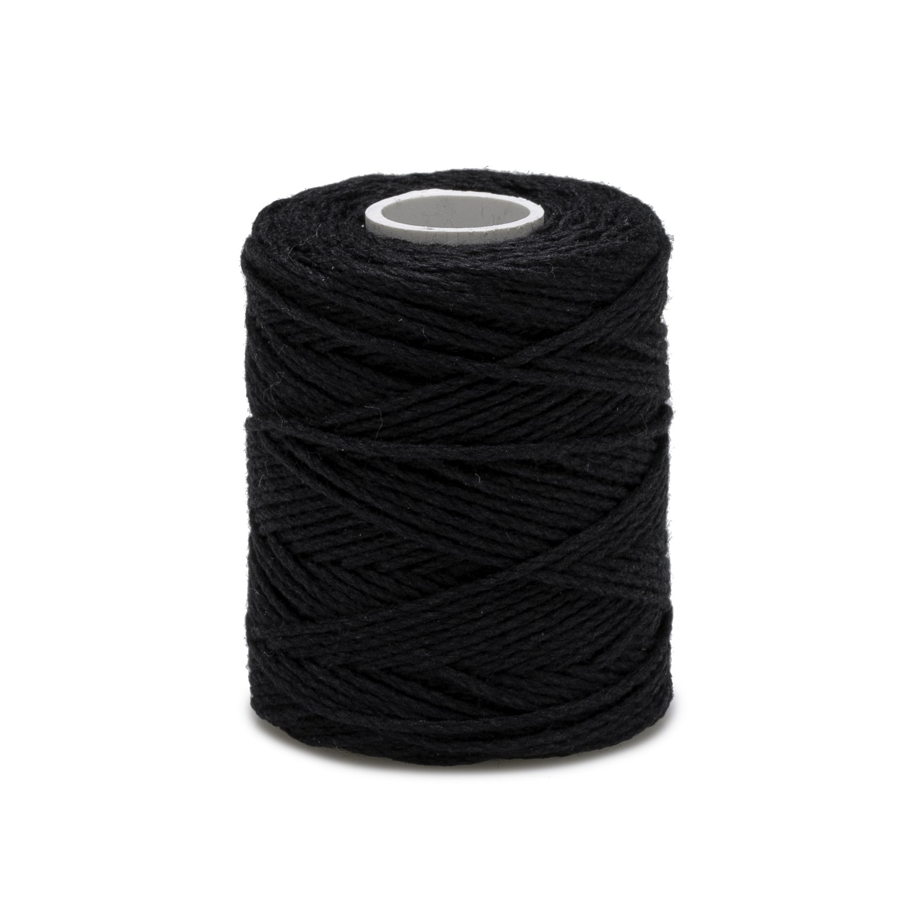 The cordeline dcjn12 N Coil 45 metres Cotton 1 Wire, 2 mm, black, 5 "x 5"