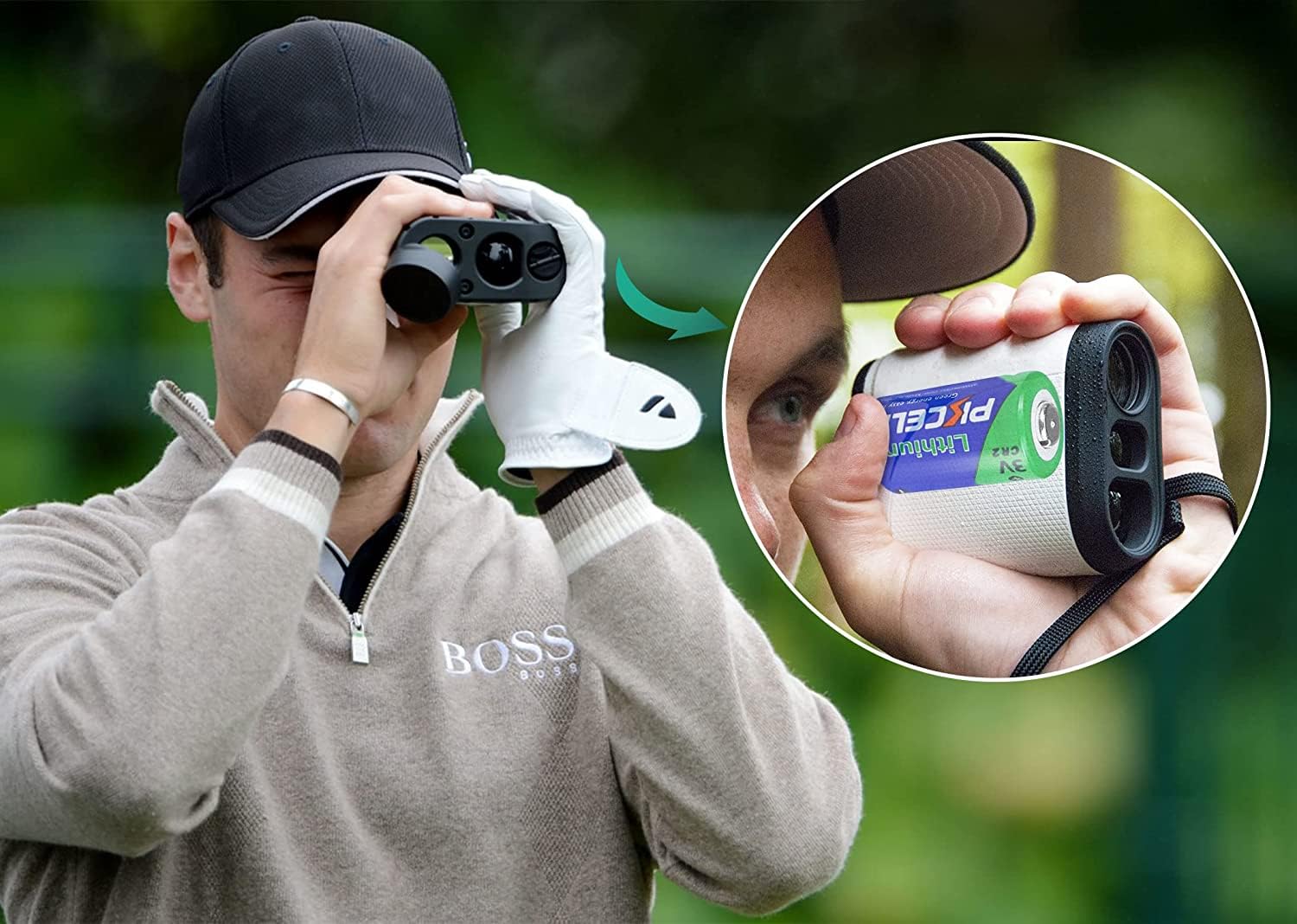 PKCELL CR2 Battery 4 Pack CR2 3V Lithium Battery for Golf Range Finder, Flashlight and More